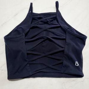 Buffbunny Ivy Crop Top in Onyx Black